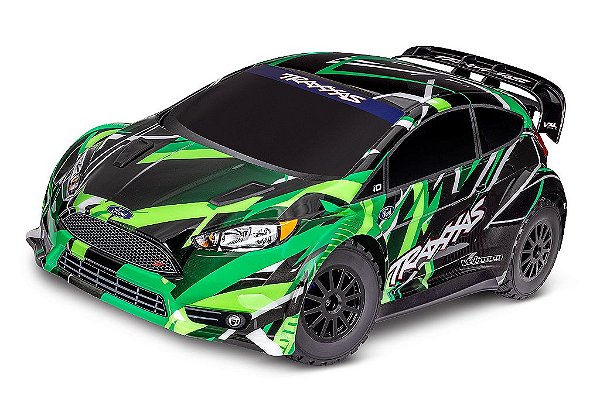 TRAXXAS FORD FIESTA RALLY VXL 4X4 74276-4 - GRN