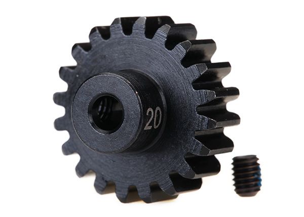 Pinhão HD de 20 dentes (passo 32) com furo de 3 mm