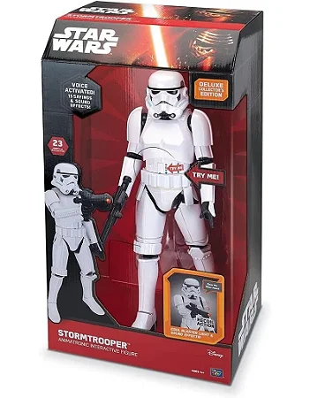 STAR WARS 13433 STAR WARS STORMTROOPER 16" ANIMATRONIC INTERACTIVE FIGURE