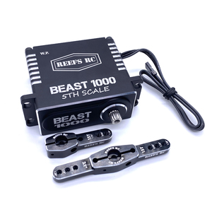 Beast 1000 Servo Brushless de Alta Velocidade e Alto Torque em Escala 1/5 com Braços de Alumínio