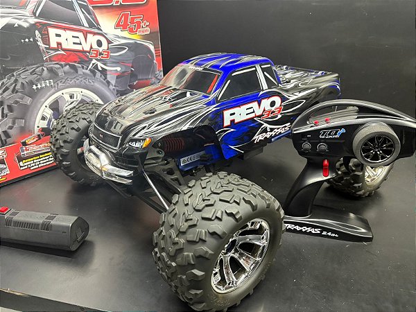 TRAXXAS REVO 3.3 4WD NITRO MONSTER TRUCK - SEMINOVA