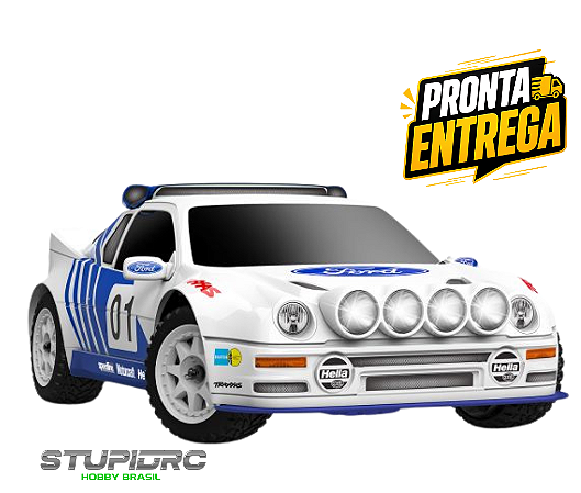 TRAXXAS MINI RALLY VXL FORD RS200 - BRANCO