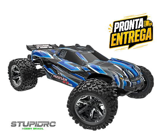 TRAXXAS RUSTLER 4X4 VXL - AZUL