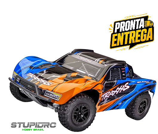 TRAXXAS SLASH 4X4 BRUSHLESS - LARANJA