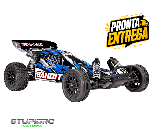 TRAXXAS BANDIT XL-5 COM BATERIA - AZUL