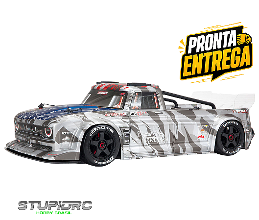 ARRMA INFRACTION V2 6S BLX BRUSHLESS 1/7 RTR 4x4 - PRATA