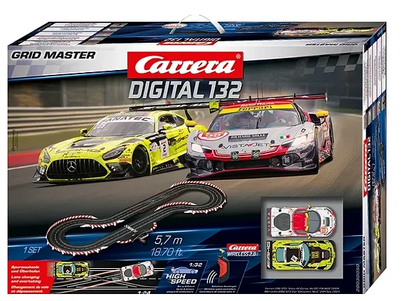 Pista Elétrica Digital Carrera Grid Master 5,7 m
