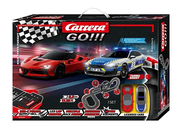 Pista Elétrica Carrera GO!!! High Speed Pursuit 5,3 m