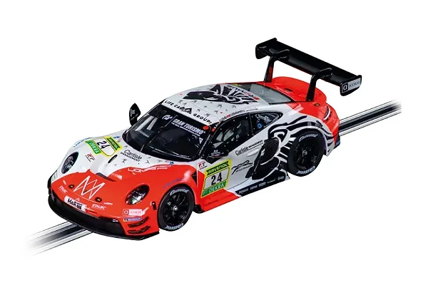 Carro para Pista Elétrica Digital Porsche 911 GT3 R Lionspeed GP Nº 24 1/32