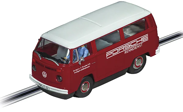 Carro para Pista Elétrica VW Bus T2b Porsche 1/32