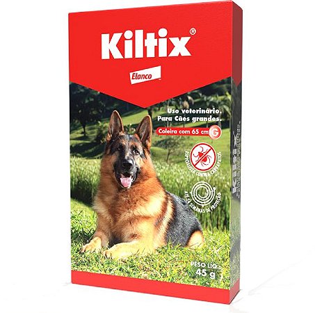 Coleira Antipulgas e Carrapatos Kiltix 65cm