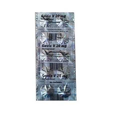 Antiácido Gaviz V Omeprazol 20 mg 10 comprimidos