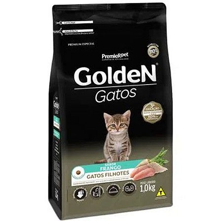 Ração Golden Gatos Filhotes Sabor Frango