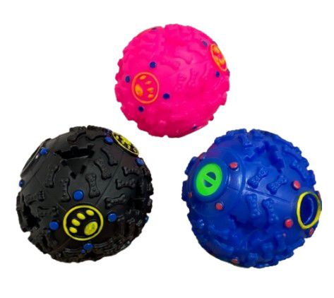 Brinquedo Bola c/ Guizo e Dispenser p/ Petisco
