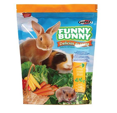 Ração Funny Bunny Delícias da Horta Supra