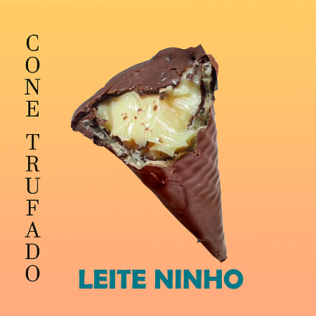 CAIXA 20 CONES RECHEADOS - LEITE NINHO