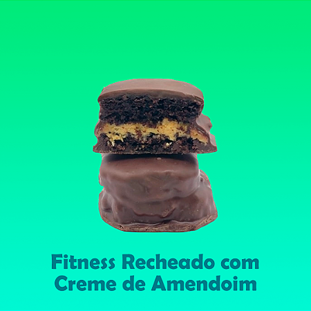 Pão de Mel Fitness Recheado com Creme de Amendoim
