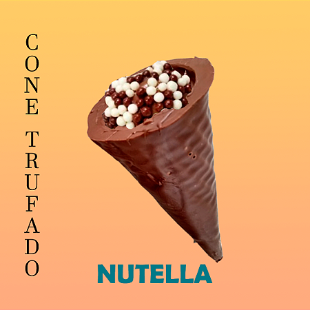 Cones recheados - NUTELLA (Legítima)