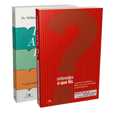 KIT LENDO E ENTENDENDO A BÍBLIA I 2 VOLUMES