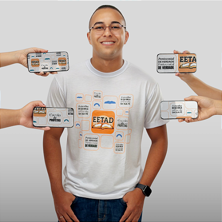 Camiseta Gola Careca Unissex – Logo da EETAD