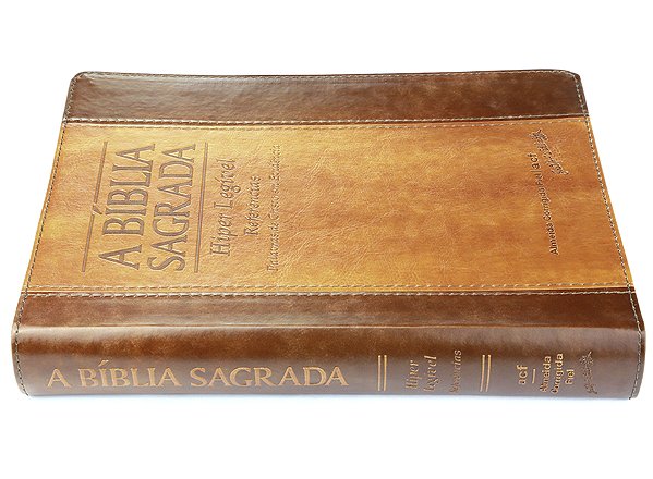 Bíblia ACF Hiper Legível com Ref. e Mapas - Chocolate / Havana - cód. 4402