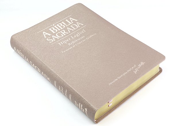 Bíblia ACF Hiper Legível com Ref. e Mapas - Ouro Rosa - cód. 4411
