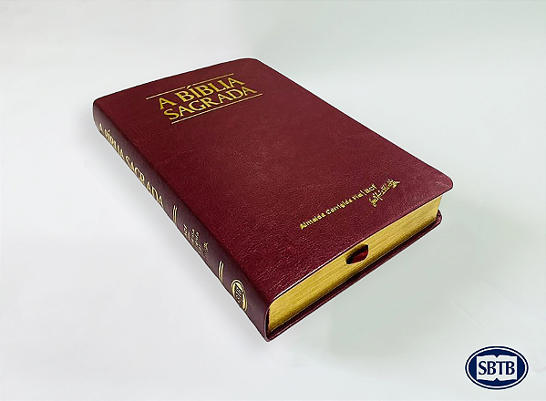 Bíblia ACF Letra Gigante - Luxo Vinho - cód. 3123