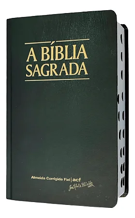 Biblia Sagrada Acf Letra Gigante Capa Dura Preta Com Indice - código 2315