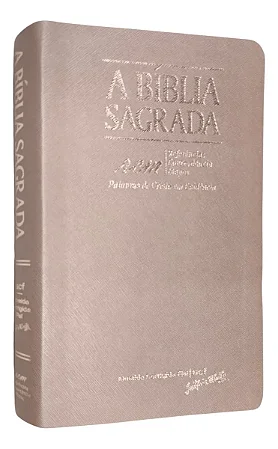 Bíblia Sagrada Acf Híper Legível Luxo Rose Gold - código 3211e
