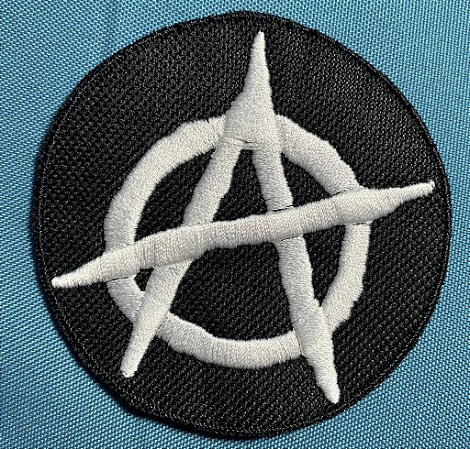 Anarquia Patch Bordado, termocolante