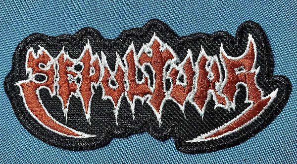 Sepultura patch bordado termocolante