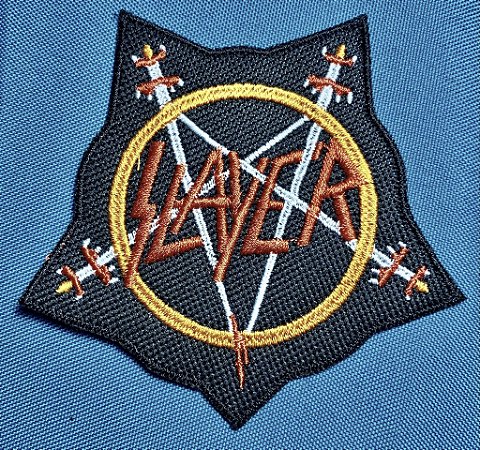 Slayer patch bordado termocolante
