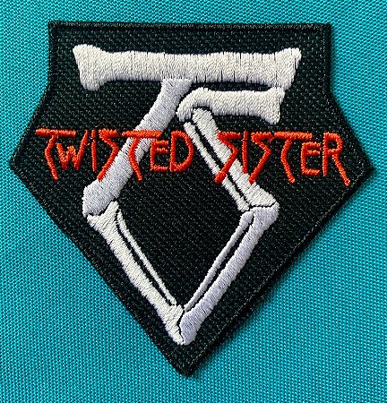 Twisted Sister patch bordado termocolante