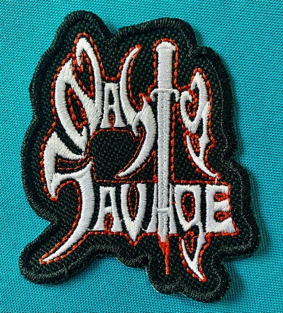 Nasty Savage patch bordado termocolante