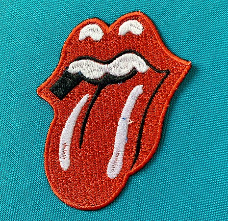 Língua The Rolling Stones patch bordado termocolante