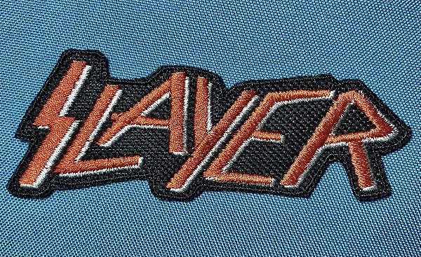 Slayer patch bordado termocolante