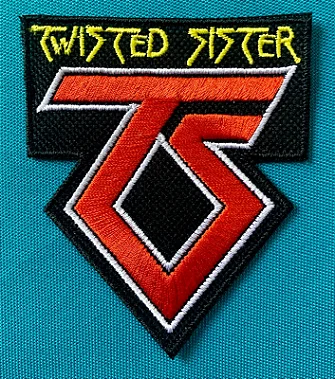 Twisted Sister patch bordado termocolante