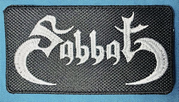 Sabbat  logo - patch bordado termocolante