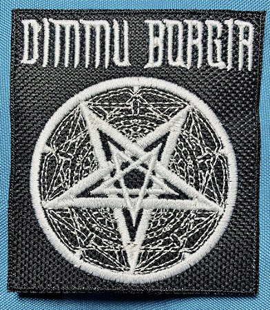 Dimmu Borgir Pentagrama Logo - patch bordado termocolante