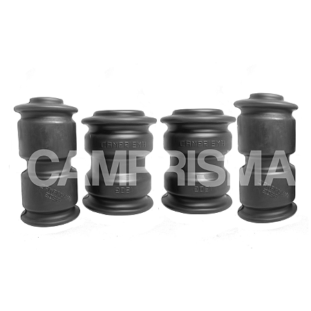 Kit Bucha Da Mola Traseira Compatível Fiat Strada