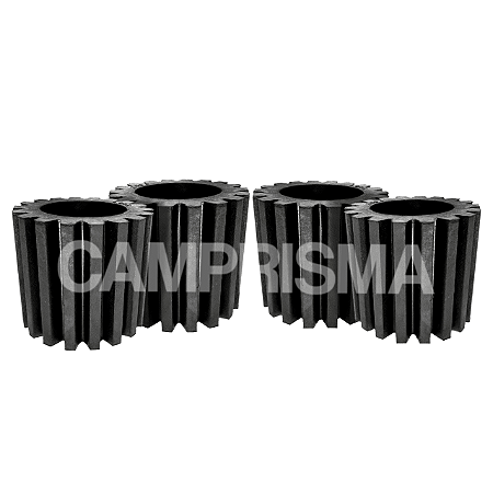 Kit Bucha / Calço Da Mola Traseira Compatível Renault Master (Ø 35mm)