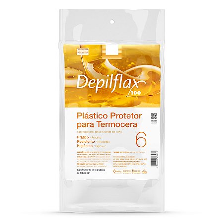 PLASTICO PROTETOR TERMOCERA DEPILFLAX  C/6 UND
