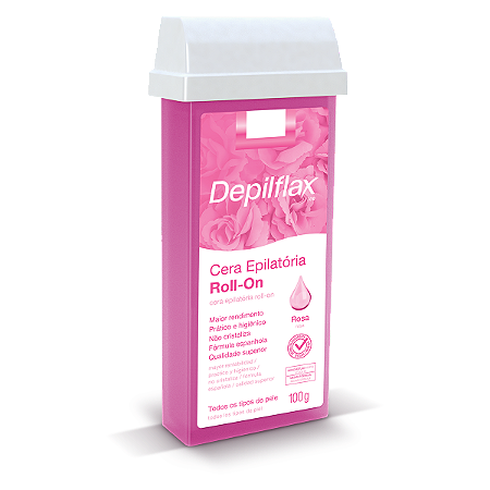 CERA REFIL ROLL ON DEPILFLAX ROSA 100g