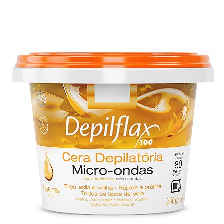 CERA MICROONDAS DEPILFLAX NATURAL 200G