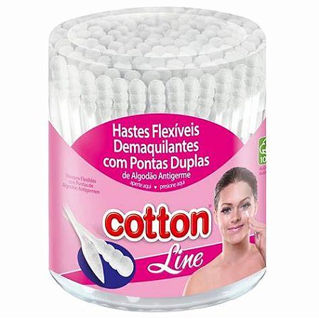 POTE DE COTONETE BRANCO 150und