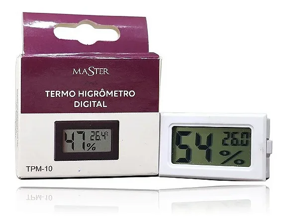 TERMO HIGRÔMETRO DIGITAL PEQUENO
