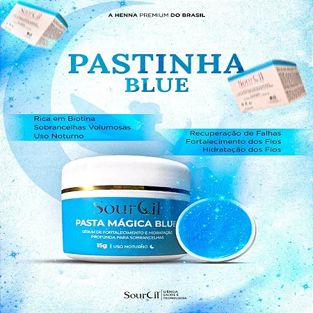 PASTA MÁGICA SOURCIL BLUE 15G