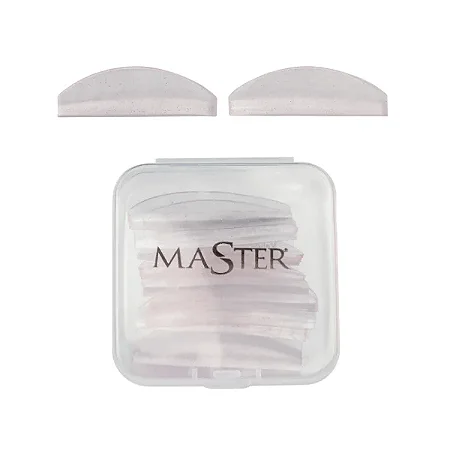 PAD DE SILICONE 5 PARES - MODELO BORDA INFINITA C/ GLITER