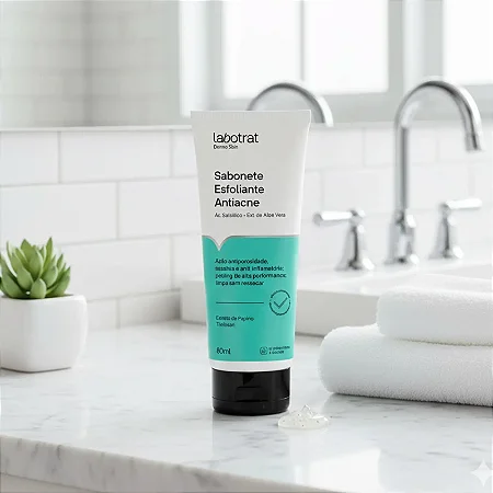 SABONETE ESFOLIANTE ANTIACNE LABOTRAT 80ML
