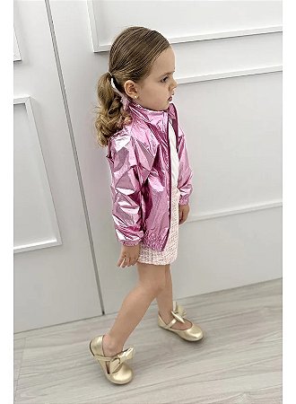 Jaqueta Infantil Menina Corta Vento